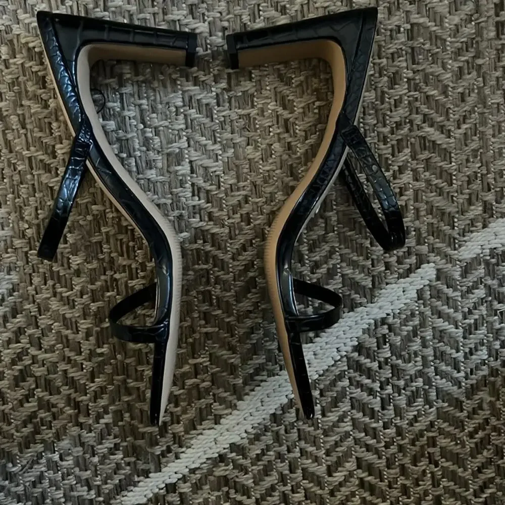 The drop Avery Square Toe pump Womens Sz 11